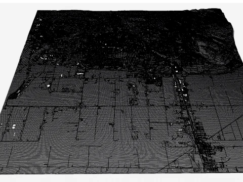 Cityscape Abbotsford Canada 3D Model