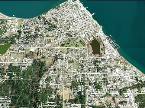 Port Townsend Jefferson County Washington USA 3D Model
