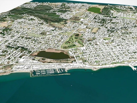 Port Townsend Jefferson County Washington USA 3D Model