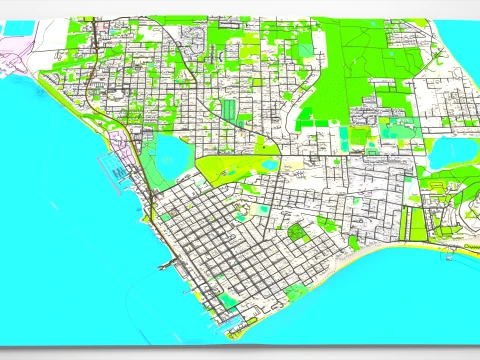 Port Townsend Jefferson County Washington USA 3D Model