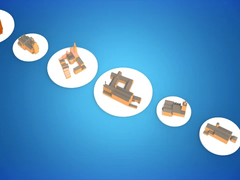 Best Gdansk Architectural Buildings 3D Model