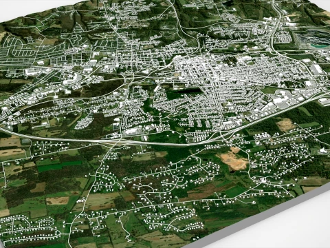 Cityscape Martinsburg United States 3D Model