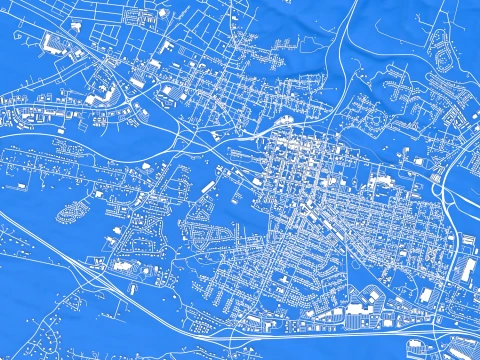 Cityscape Martinsburg United States 3D Model