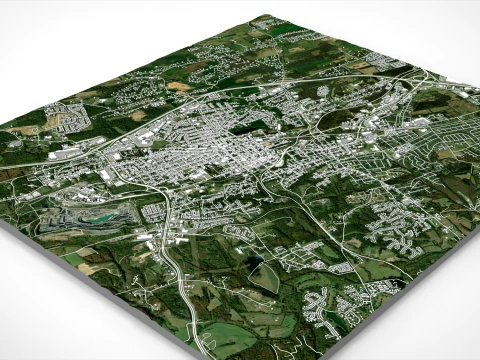 Cityscape Martinsburg United States 3D Model