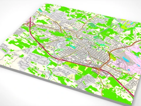Cityscape Martinsburg United States 3D Model