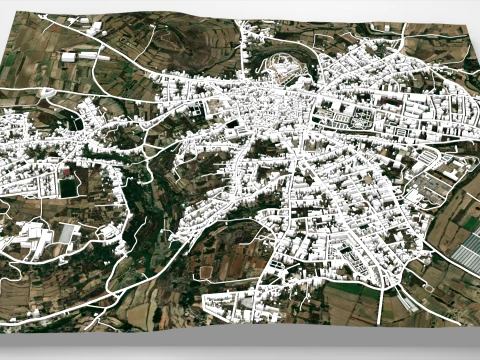 Cityscape Rabat Malta 3D Model