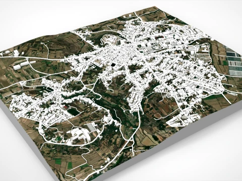 Cityscape Rabat Malta 3D Model