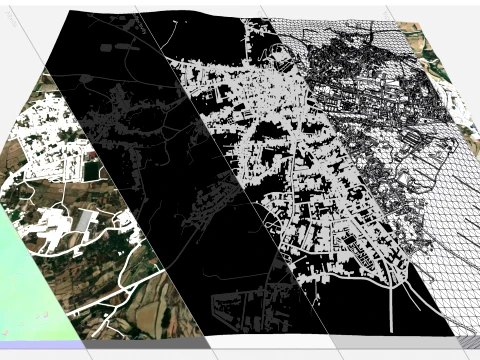 Cityscape Rabat Malta 3D Model