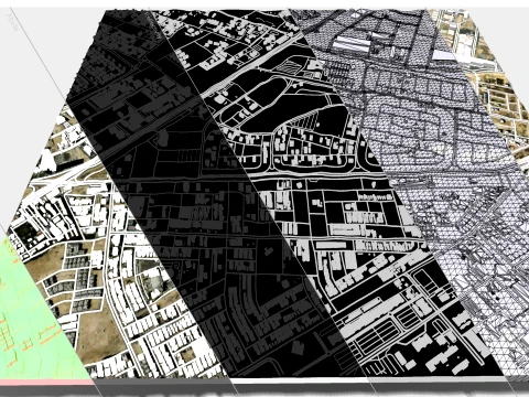 Cityscape Dammam Saudi Arabia 3D Model