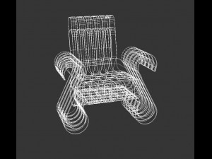 wooden chair 3D Model