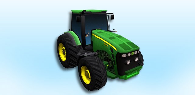 tractor 3D मॉडल .c4d .max .obj .3ds .fbx .stl .blend 