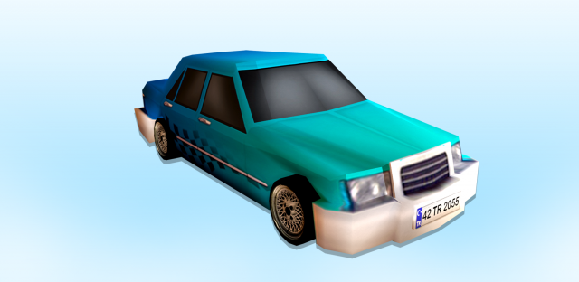 city car 3D Model .c4d .max .obj .3ds .fbx .stl .blend 
