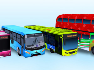 bus pack 3D Model