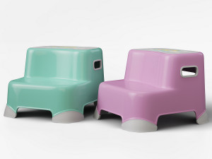 baby stool for the bathroom Model 3D
