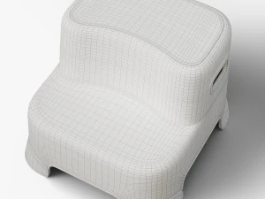 baby stool for the bathroom 3D Model
