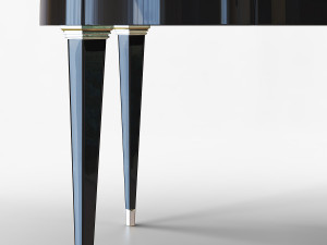 art deco round dining table rsa 3D Model