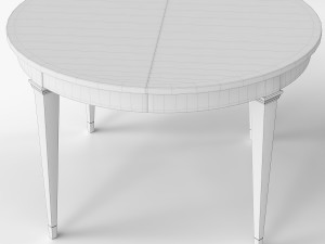 art deco round dining table rsa 3D Model