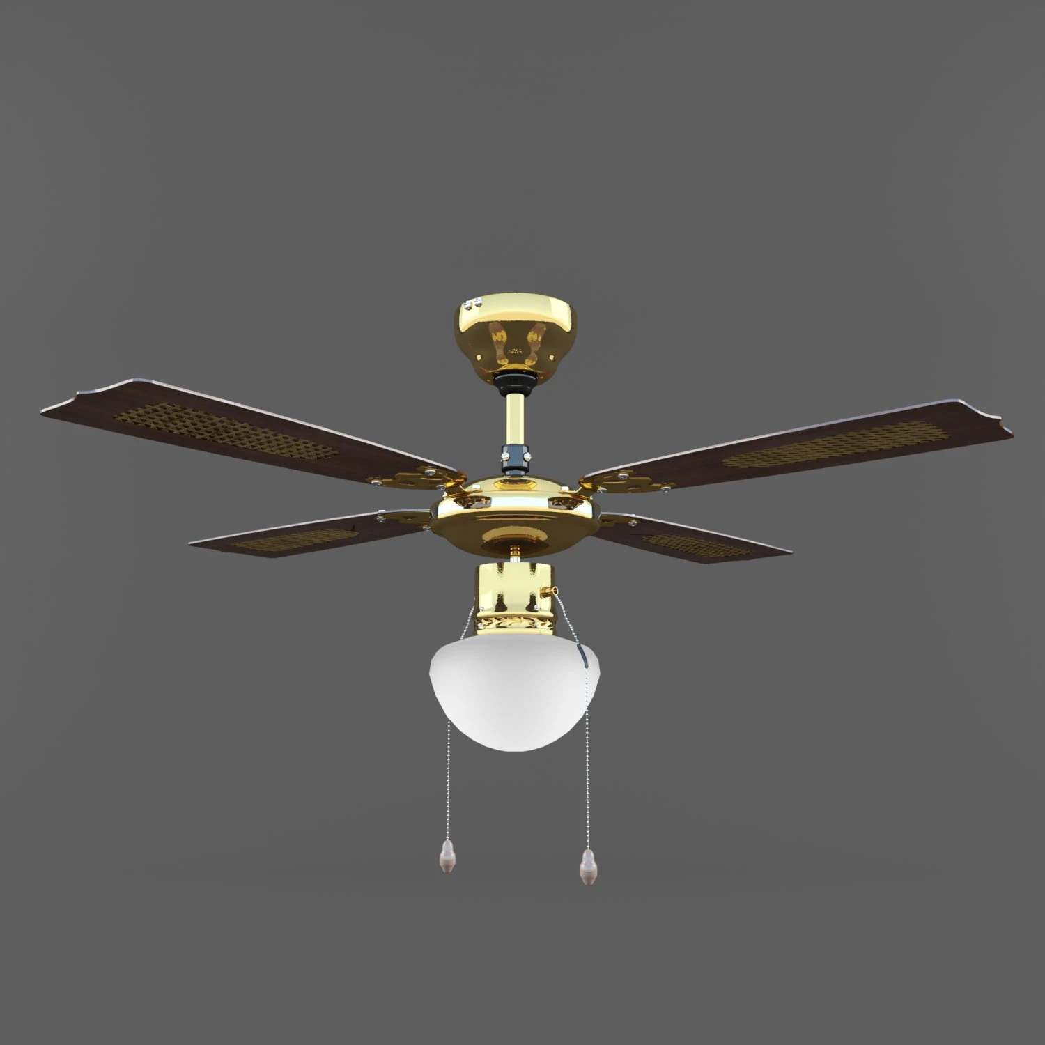 lyustra ventilyator eglo tiggano 3D Model .c4d .max .obj .3ds .fbx .stl .blend 