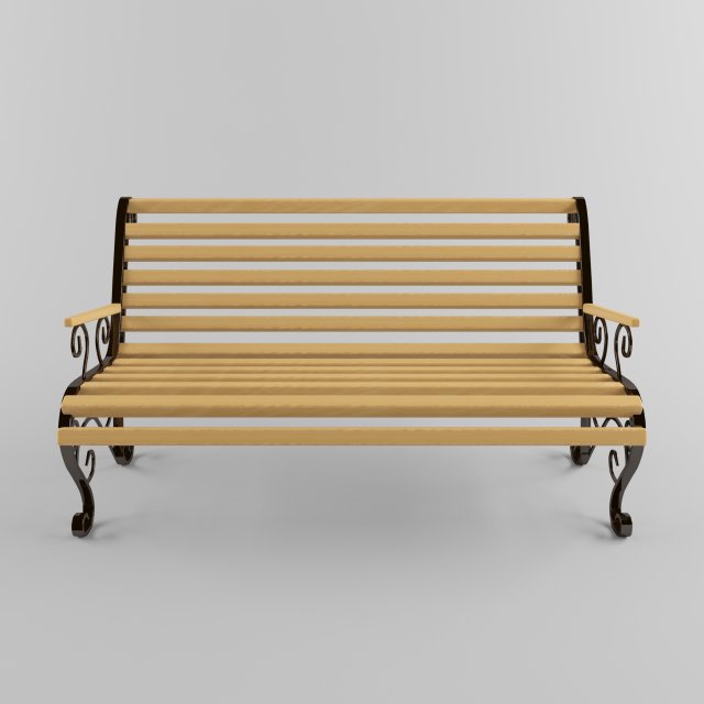 bench Modello 3D .c4d .max .obj .3ds .fbx .stl .blend 