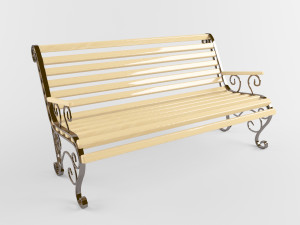 bench Modello 3D