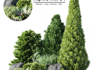 Alpine Hill 04 3D मॉडल