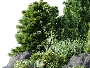 Colina alpina 04 Modelo 3D