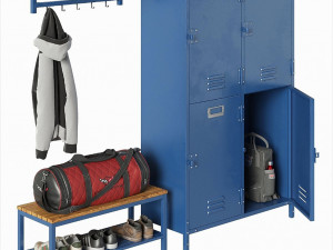 GymLocker 3D Model