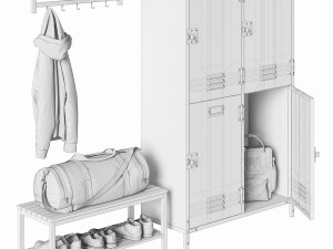 GymLocker 3D Model