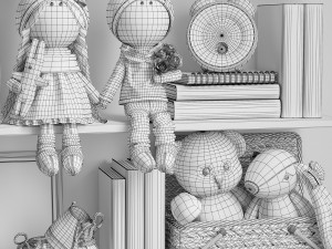Decor Set for Girls Modèle 3D