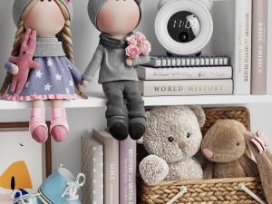 Decor Set for Girls Modèle 3D