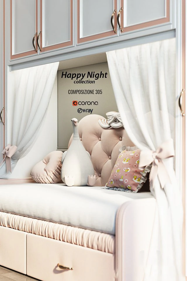 Ferretti e Ferretti Happy 3D Model .c4d .max .obj .3ds .fbx .stl .blend 
