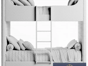 Rh Devyn Bed 3D Model