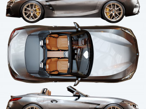 AVTOBMW Z4 M40I Roadster HQ Interior 3D मॉडल