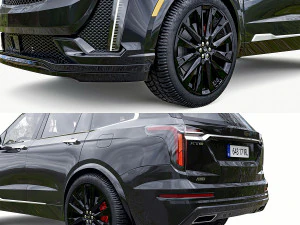Cadilas Xt6 3D Model