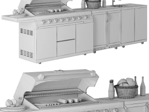 Whistler Outdoor Grill 3D Model