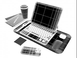 Apple laptop 3D मॉडल