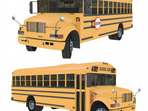 School Bus 3D Model