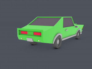 low poly car 3D Модель