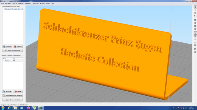 sign prinz eugen 3Dプリントモデル .c4d .max .obj .3ds .fbx .stl .blend 