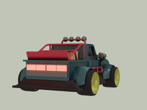 rally car 3D Model