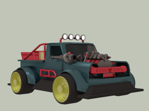 rally car 3D Model