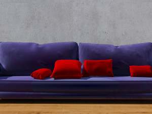 blue velvet 3D 모델