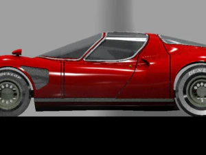 alfa romeo 33 stradale scocca 118 stampabile Modello di stampa 3D