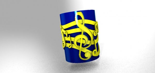 ring printable 3D 打印模型 .c4d .max .obj .3ds .fbx .stl .blend 