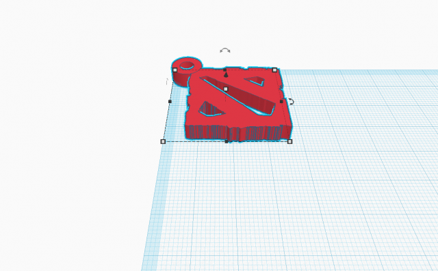 dota2 keychain 3D Модель .c4d .max .obj .3ds .fbx .stl .blend 