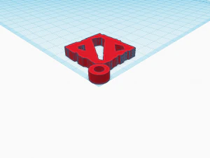 dota2 keychain 3D Model