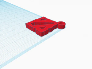 dota2 keychain 3D Model