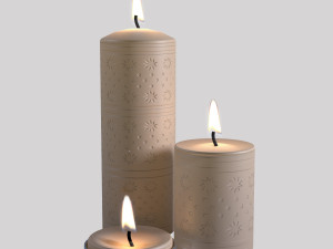 candles 3D Models