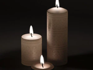 candles 3D Model