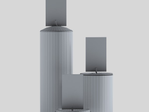 candles 3Dモデル